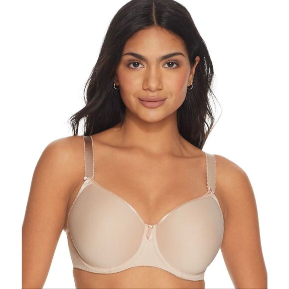 Fantasie NWT Rebecca Essentials Moulded Spacer Underwire T-Shirt Bra Natural Bei